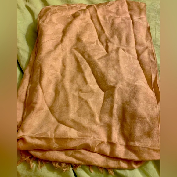 Brand new authentic rare and silky  collectible  Coach scarf/ shawl, Must  have! - Picture 1 of 3